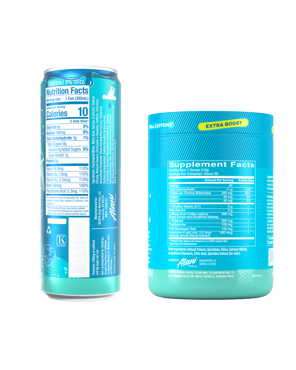 energy drink & pre-workout+ - blue slush